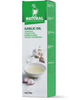 Natural Knoblauchöl 450ml 7 Natural Knoblauchöl 450ml -Taubenbedarf Geschäft 201070 natural garlic oil 450ml box he02